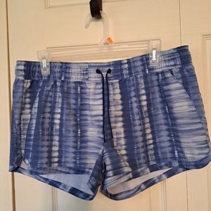 Prana Mariya running shorts in tie dye medium LNC